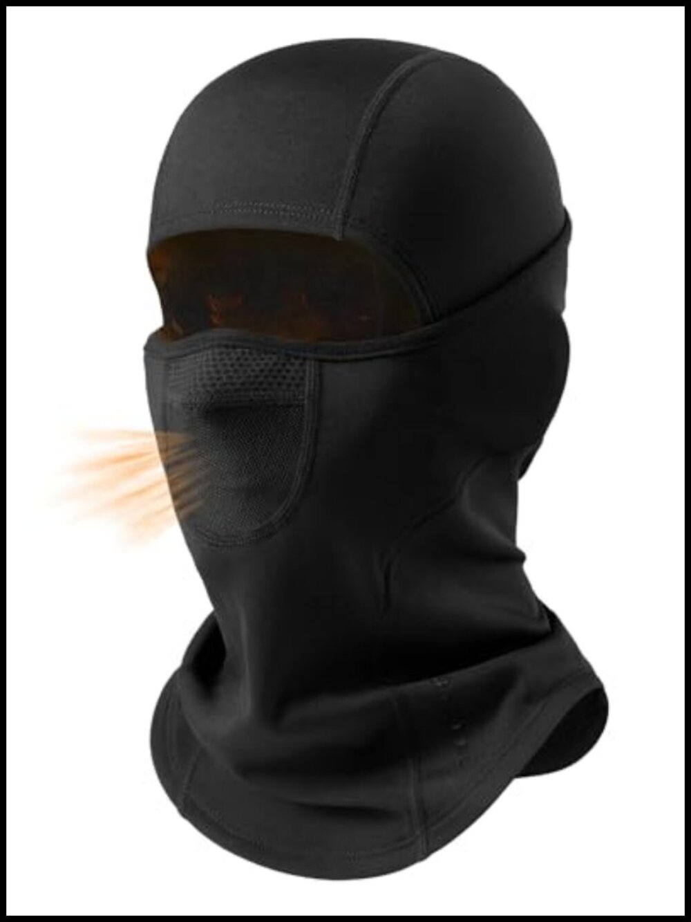 Fleece Lined Balaclava Ski Mask Dual Vent Winter Face Mask
